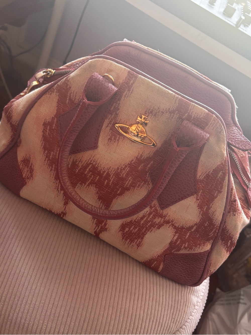 Vivienne Westwood Pink & Tan Yasmin Safari